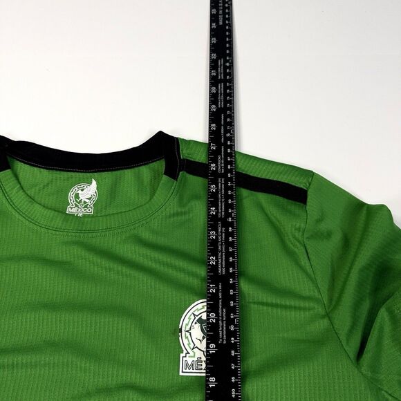 Mexico Soccer Jersey Football Camiseta Mens Size L Green - Picture 8 of 8